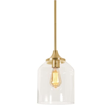 Afx William 8" Pendant - Satin Brass WMMP08MBSB